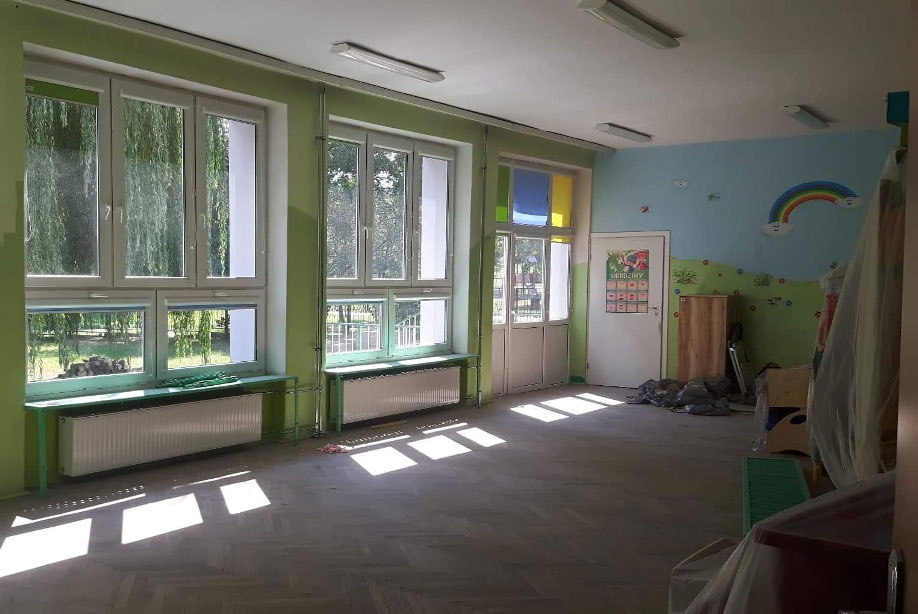 Remont przedszkola nr 144 - sala dla dzieci