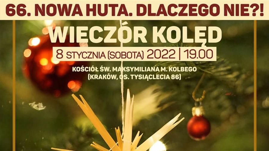 Wieczór kolęd – 8 stycznia