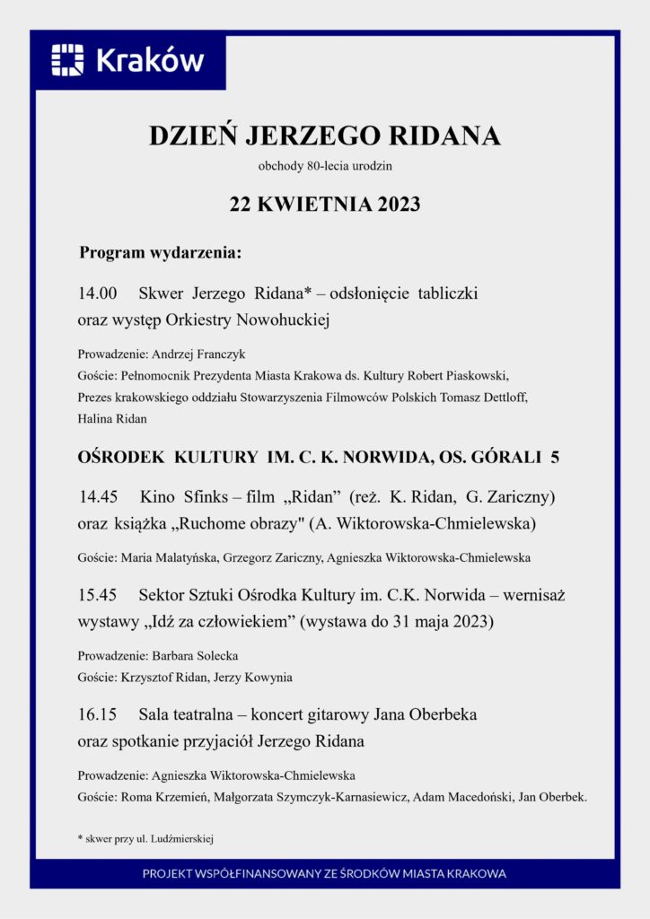Program wydarzenia