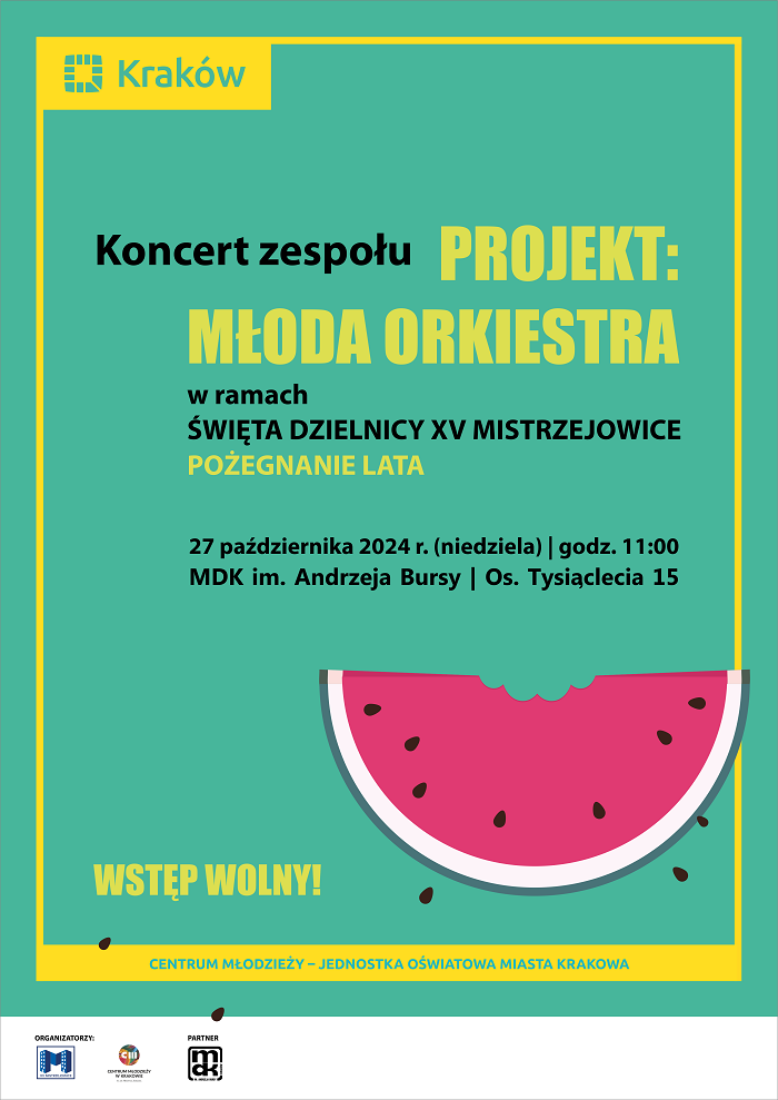 Koncert Młodej Orkiestry - dodatkowa atrakcja Święta Dzielnicy XV