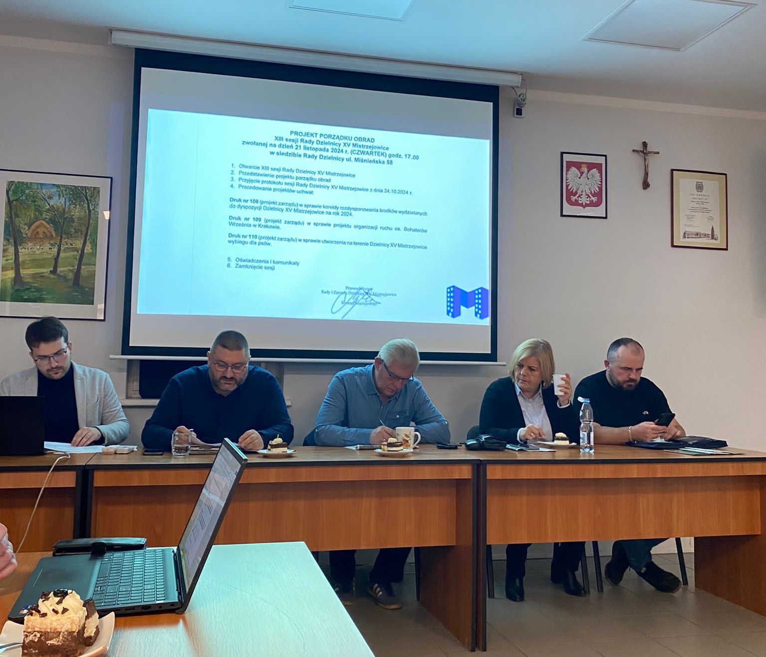 XIII Sesja Rady Dzielnicy XV Mistrzejowice