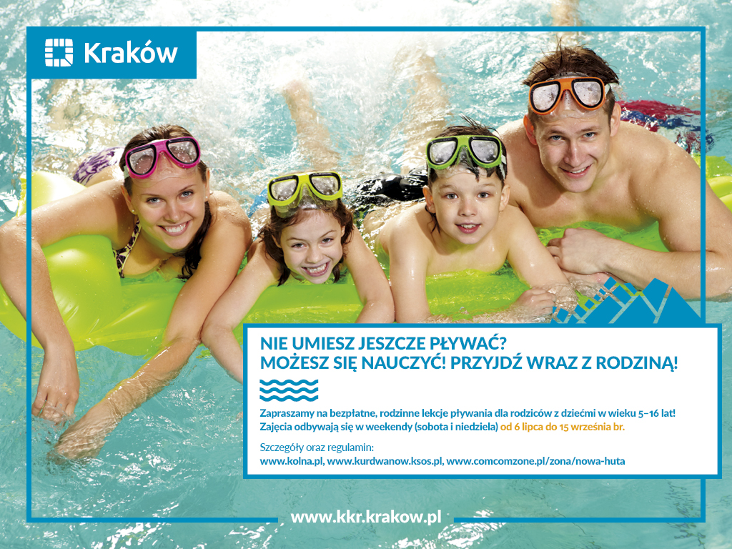 Lekcje pływania dla rodziców z dziećmi od 5 do 16 lat