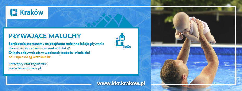 Pływające maluchy - lekcje pływania dla rodziców z dziećmi do lat 4 
