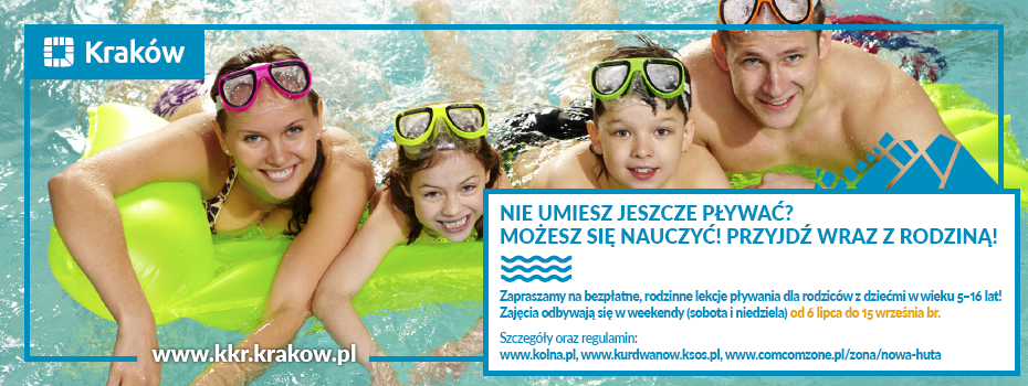 Lekcje pływania dla rodziców z dziećmi od 5 do 16 lat