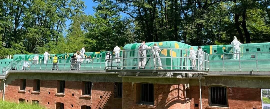 Farbomaskowanie Fortu 48a Mistrzejowice