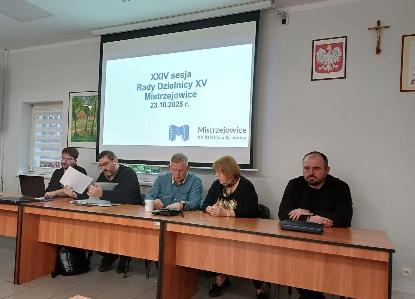 XXIV sesja Rady Dzielnicy XV Mistrzejowice