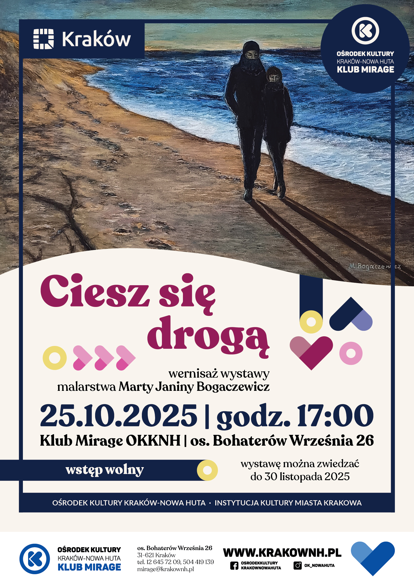 Ciesz się drogą – wernisaż wystawy malarstwa Marty Janiny Bogaczewicz