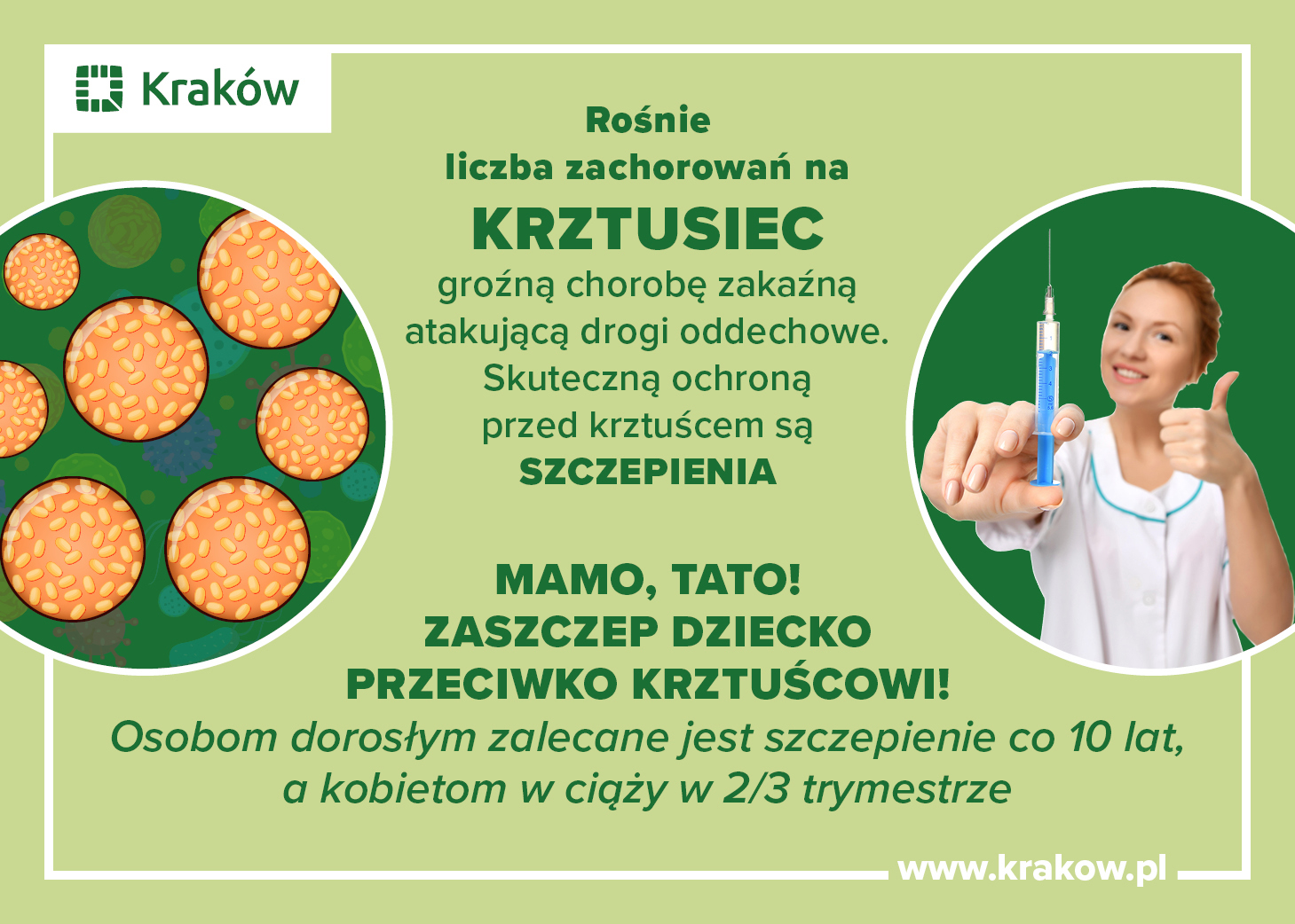 Krztusiec - zaszczep się i chroń zdrowie!