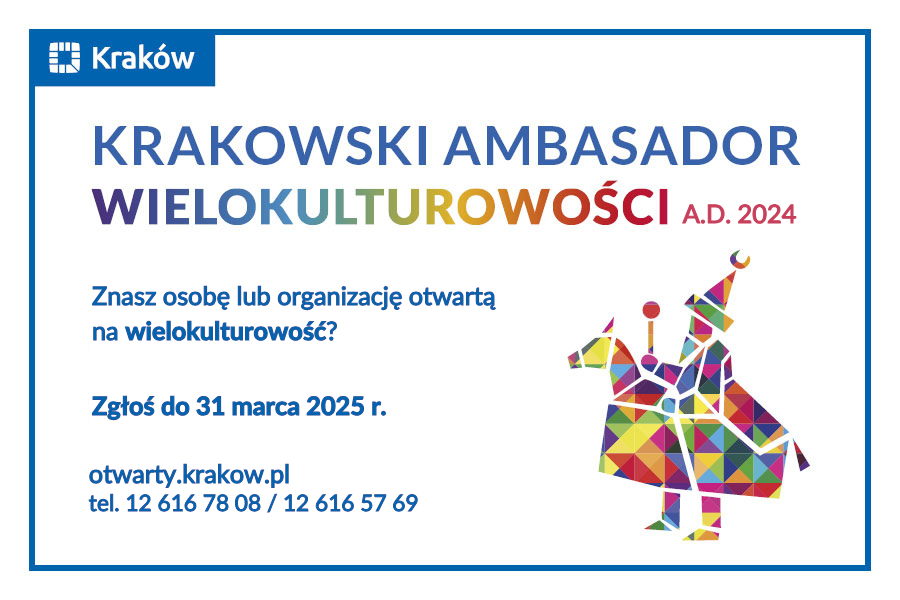 „Krakowski Ambasador Wielokulturowości A.D. 2024”