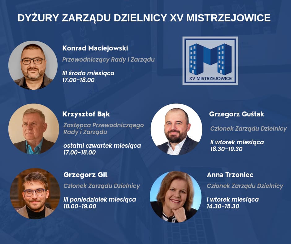 Zmiana terminu dyżuru!