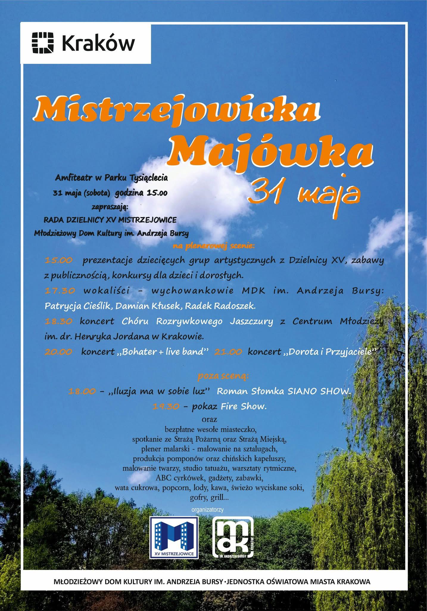 Mistrzejowicka Majówka - Zapraszamy!