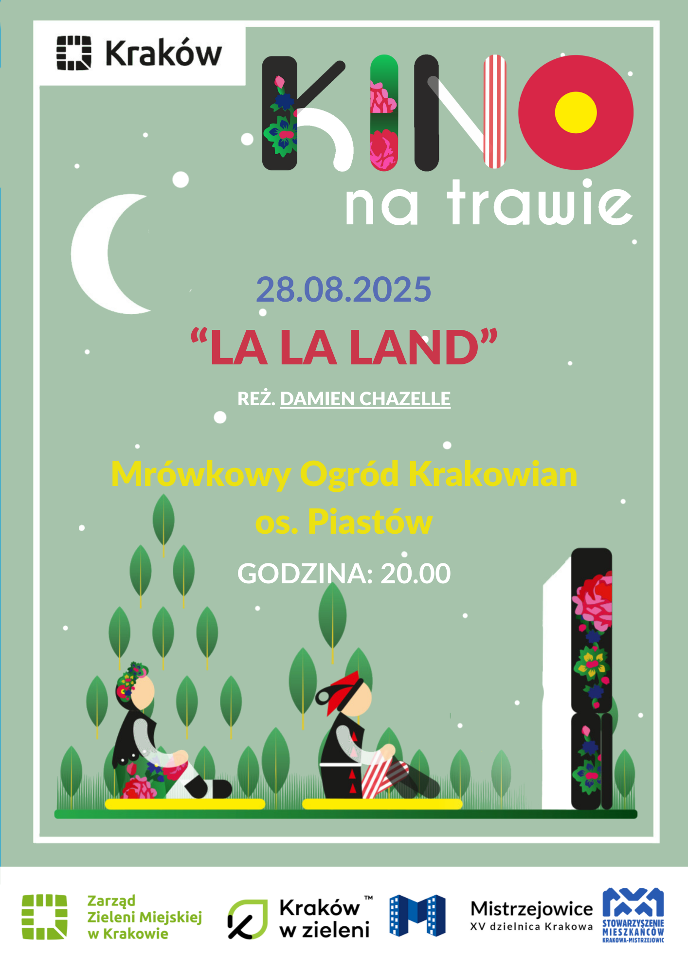 Kino plenerowe w Mrówkowym Ogrodzie Krakowian!