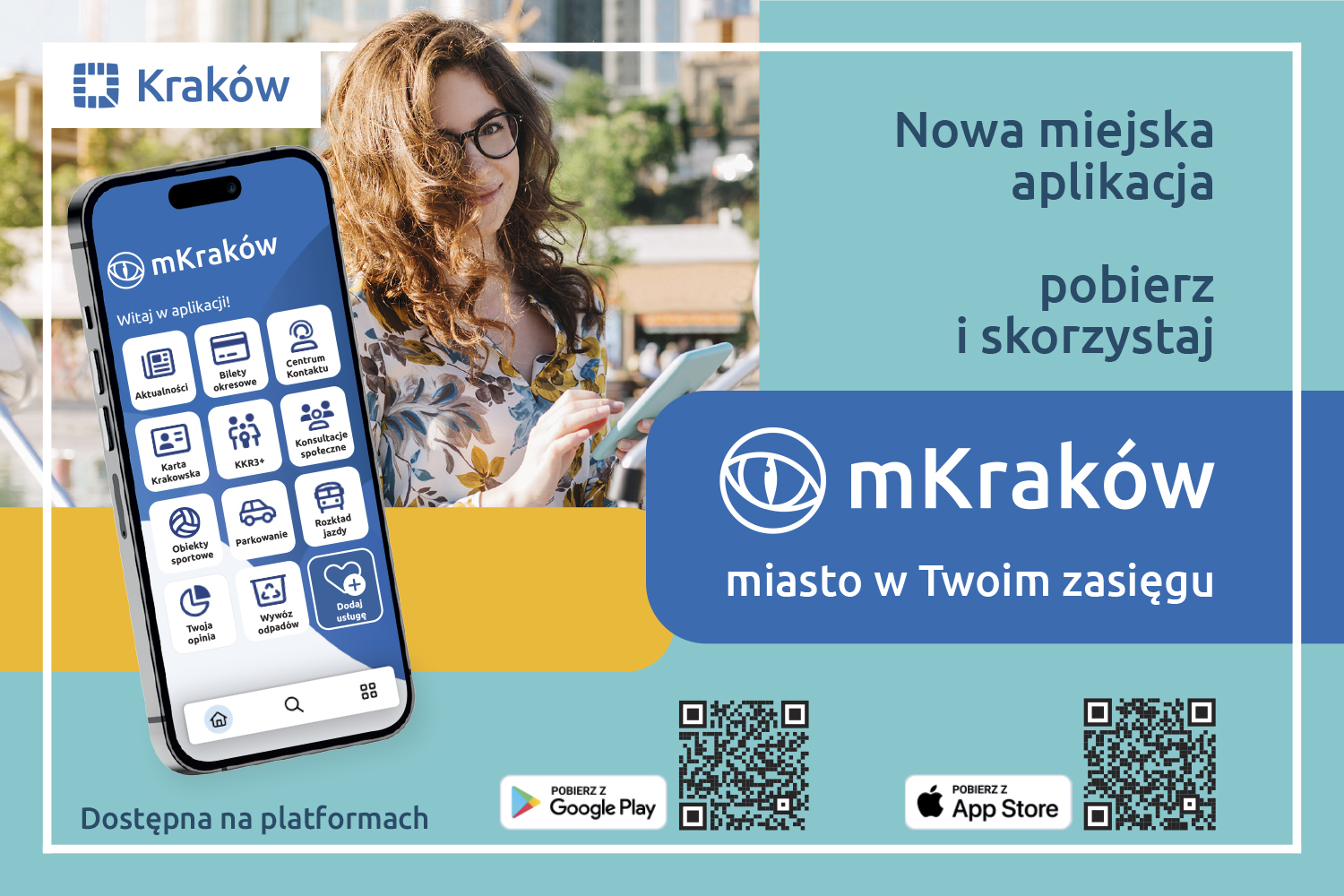 Miasto w Twoim zasięgu – pobierz aplikację mKraków 