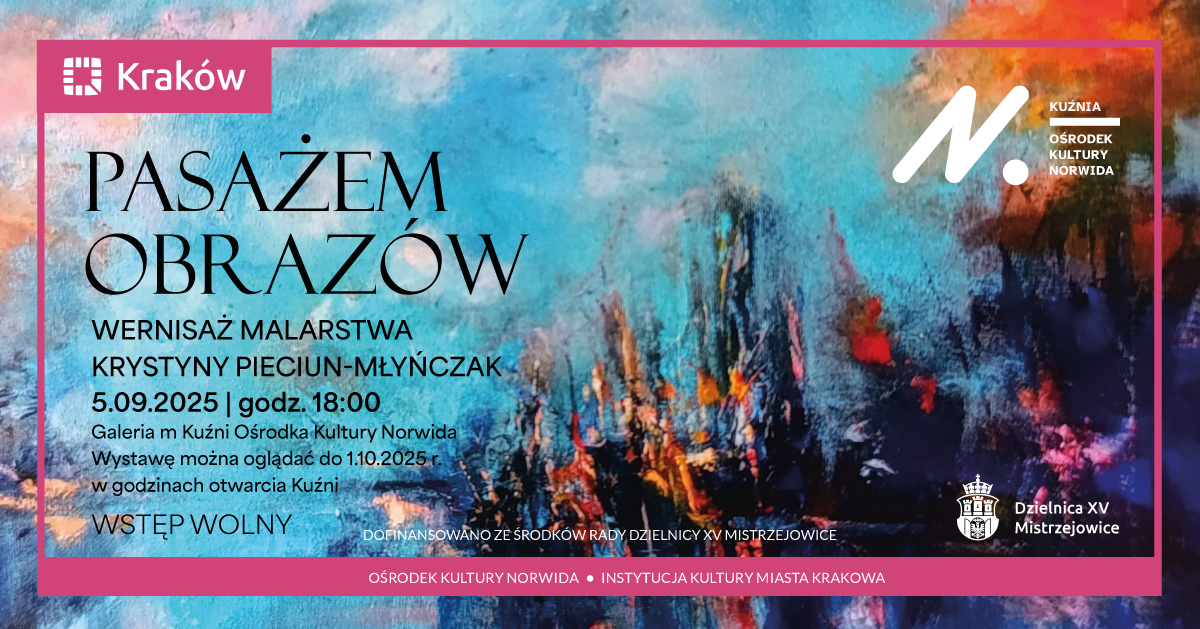 "Pasażem Obrazów" – wernisaż malarstwa Krystyny Pieciun-Młyńczak