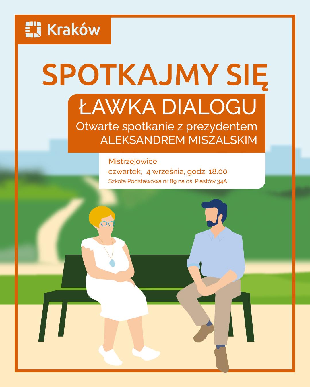Ławka Dialogu w Mistrzejowicach!