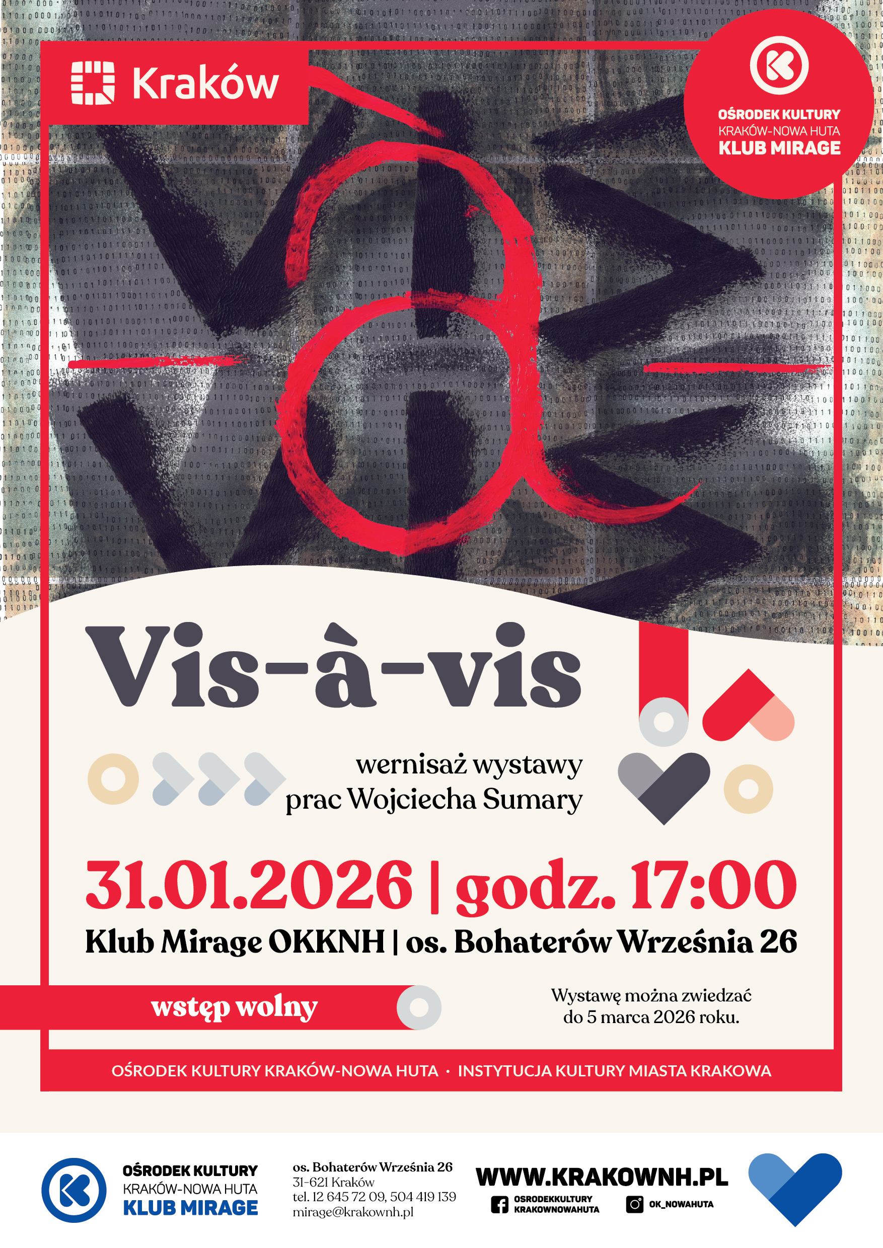 Wernisaż wystawy „Vis-à-vis” – prace Wojciecha Sumary