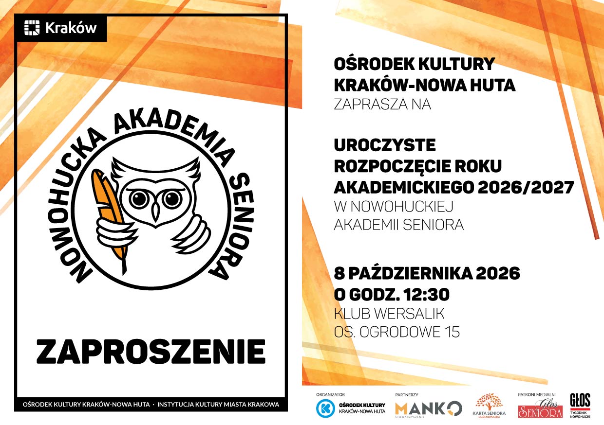 baner: Inauguracja Roku w Nowohuckiej Akademii Seniora