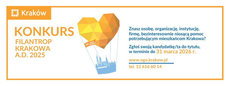 Konkurs Filantrop Krakowa A.D. 2025