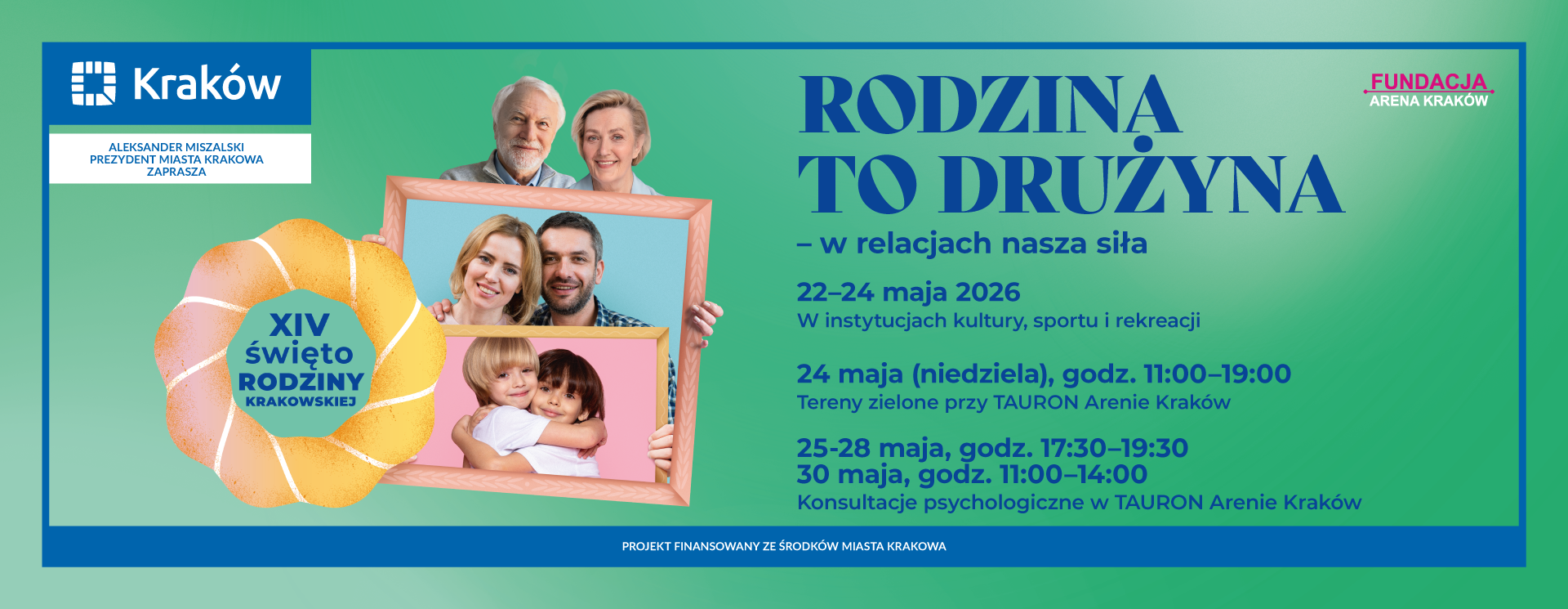 Zaproszenie - XIV edycja Święta Rodziny Krakowskiej 