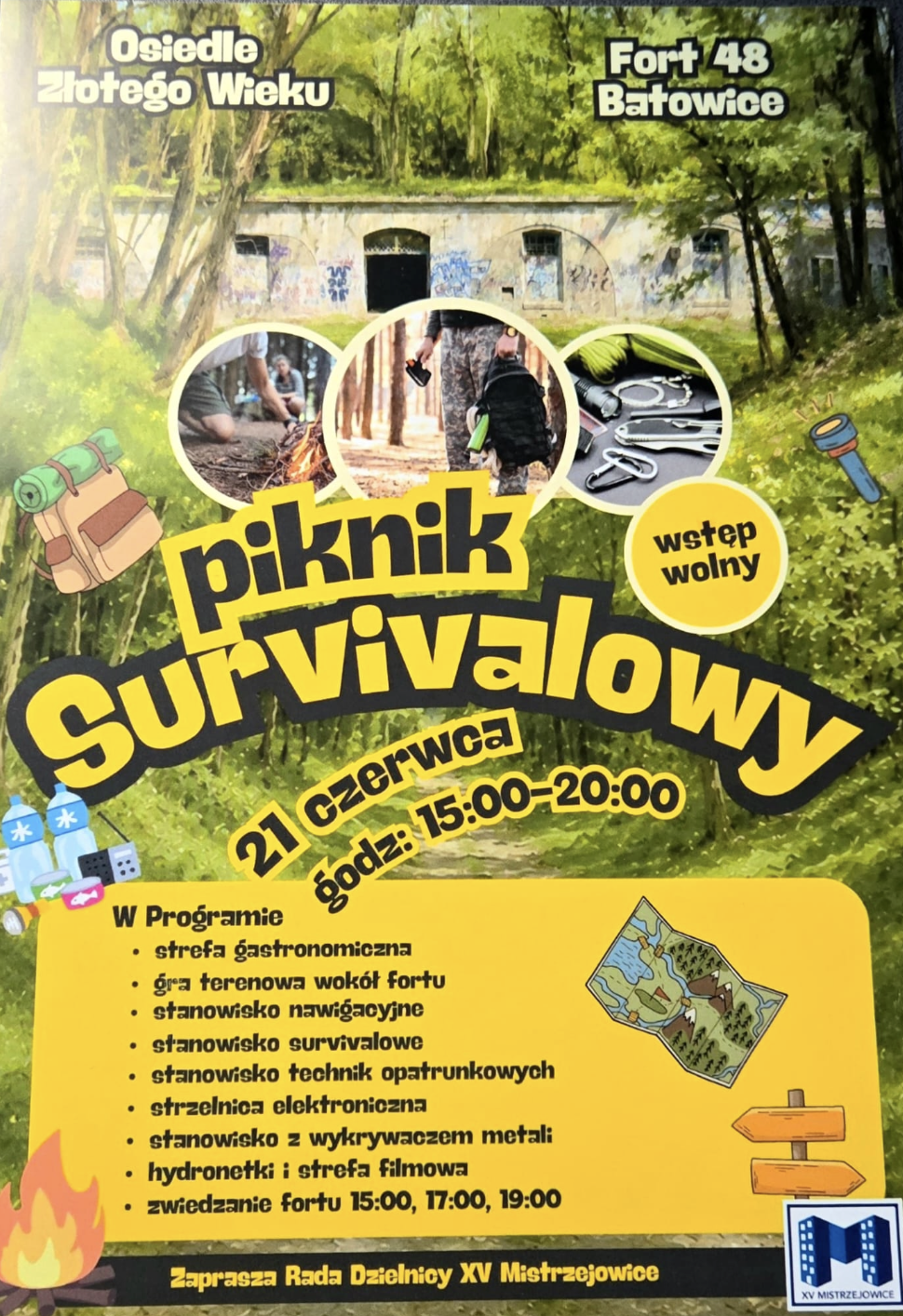 Piknik Survivalowy w Forcie 48 Batowice